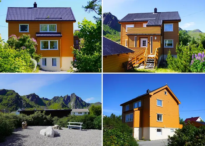 Dağ evi Nonstinden View Lofoten Ballstad